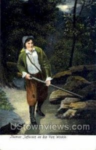 Thomas Jefferson, Rip Van Winkle in Catskill Mountains, New York