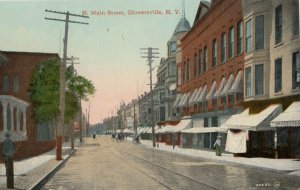 GLOVERSVILLE, New York, 1900-10s ; North Main Street