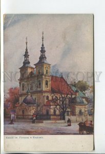 460557 Poland Krakow St. Florian's Church charity Vintage postcard