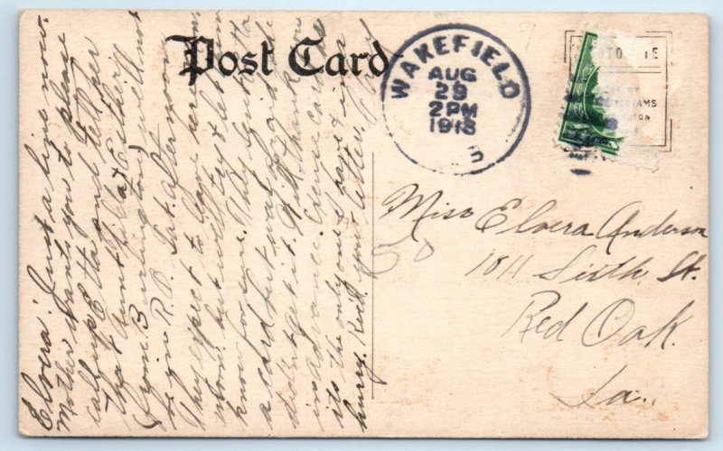 WAYNE, Nebraska NE Greetings from STATE NORMAL SCHOOL Multi View 1918 Postcard 