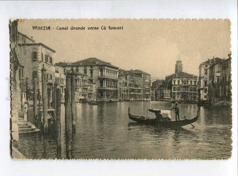 3044019 ITALY Venezia Canal Grande verso Ca Foscar Vintage PC