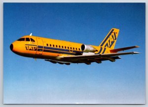 Airplane Postcard TAT European Airlines VFW Fokker 614 Issued FX1