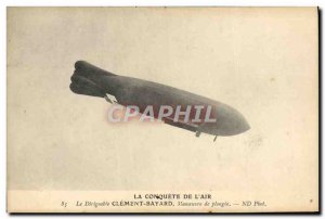 Old Postcard Aviation Airship Zeppelin The conquest of & # 39air the airship ...