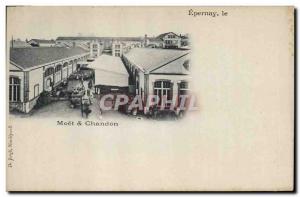 Old Postcard Folklore Wine Vintage Champagne Epernay Moet & Chandon