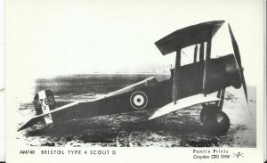 Aviation Postcard - Bristol Type 4 Scout D Vintage Aeroplane    A7348