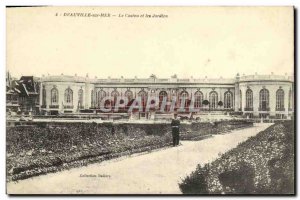 Old Postcard Deauville Casino and Gardens