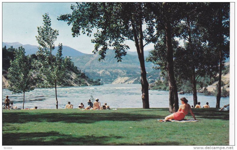 Gyro Park Overlooking The River, One Of The Beauty Spots In Trail, British Co...