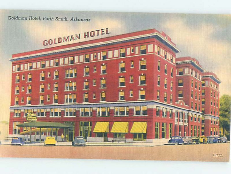 Linen HOTEL SCENE Fort Smith Arkansas AR AE1650