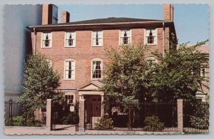 Portland Maine~Front of Longfellow Home~Vintage Postcard