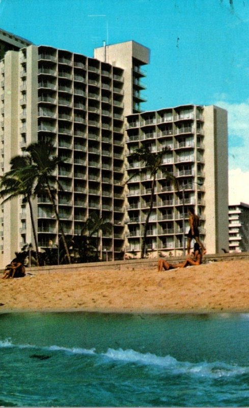 Hawaii Waikiki Beach The Park Shore Hotel 1973