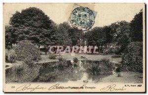 Old Postcard Paris Temple Square
