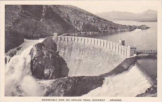 Arizona Apache Trail Roosevelt Dam On Apache Trail Highway Albertype