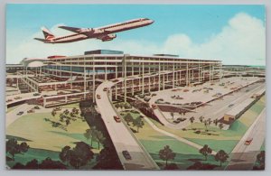 Airplane~The New Tampa International Jetport Terminal~Open In 1971~Vintage PC