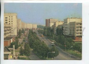 469947 USSR 1988 year Belarus Novopolotsk Youth street postcard