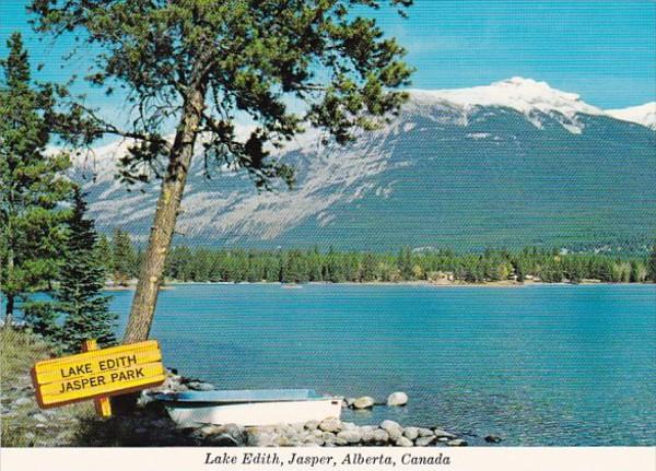 Canada Jasper View Of Lake Edith