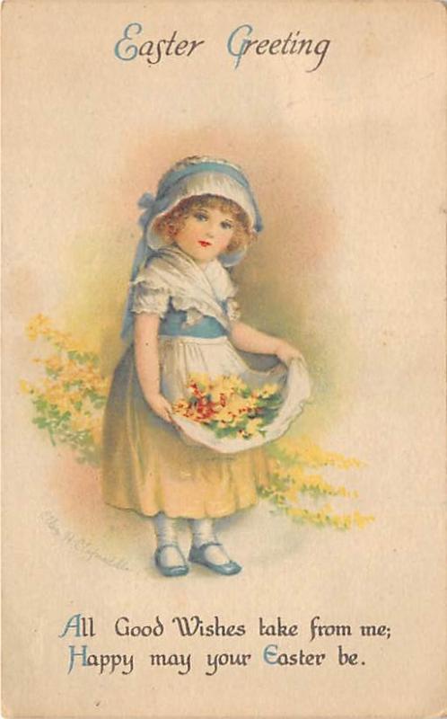 Ellen H Clapsaddle, Easter Greetings Holiday 1923 