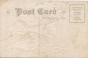 July 4th Greetings - Glorious Fourth - Eagle and Flag - E. Nash - DB