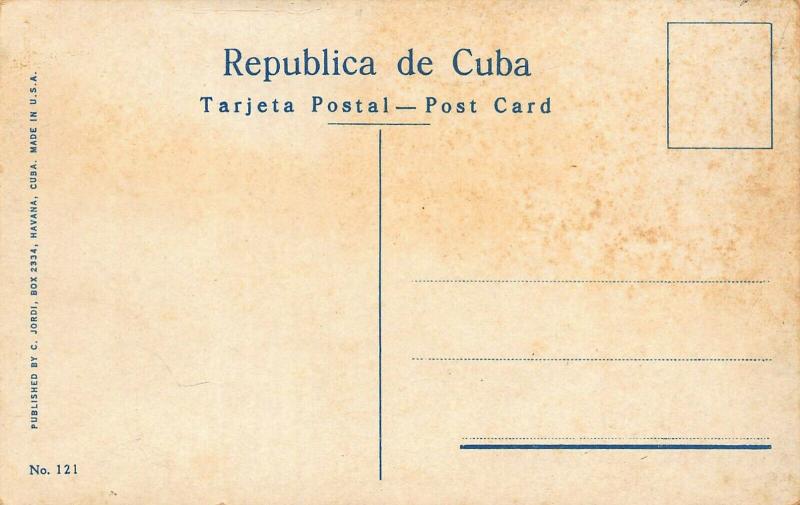 HABANA HAVANA CUBA~PAISAJE CUBANO-CUBAN LANDSCAPE-JORDI PUBLISHED 1910s POSTCARD