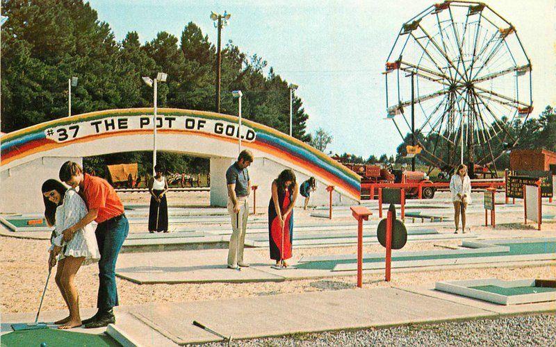 Amusement Miniature Golf 1960s South of Border Robinson's South Carolina 5836