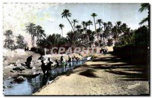 Old Postcard The Washing Machine in Algeria Oued