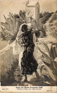 CPA Salon de l'École Francaise 1908 A, LECONTE - Porteuse d'eau (217702)