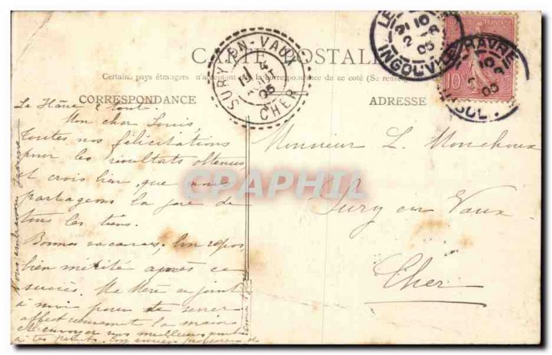 Old Postcard Le Havre Panorama and the new dam