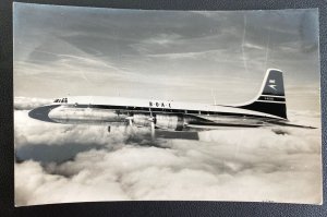 Mint England Real Picture Postcard BOAC Bristol Britannia Airplane