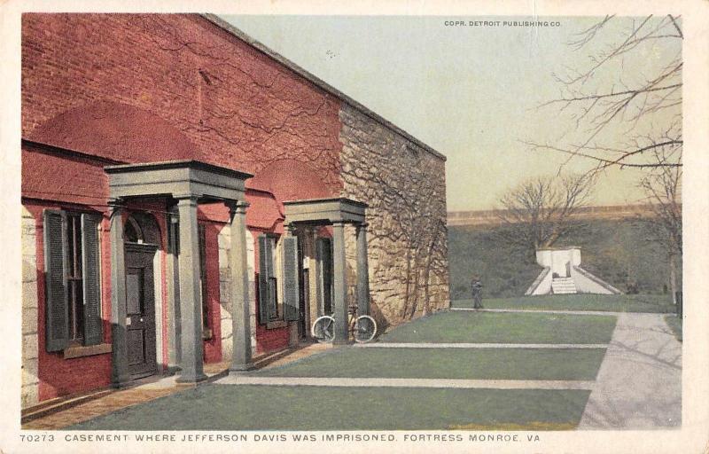 Group of 4 Fort Monroe Virginia Views Detroit Publishing Antique PC (J32001)