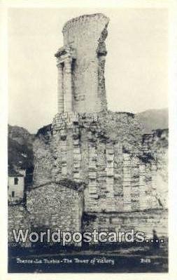Real Photo- Tower of Victory La Turbie, France, Carte, Unused 