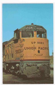 Union Pacific Railroad Train 5002 Hinkle postcard