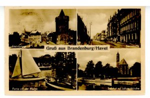 Gruss Aus Brandeburg/Havel,  Germany. Multi-View  *RPPC