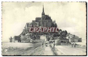 Old Postcard Mont St Michel L & # 39Arrivee