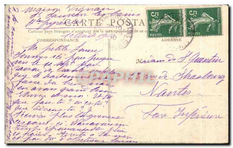 Postcard Old Saint Sauveur General view