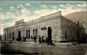 Nogales Sonora Mexico Carcel Jail c1900-20s Vintage Postcard