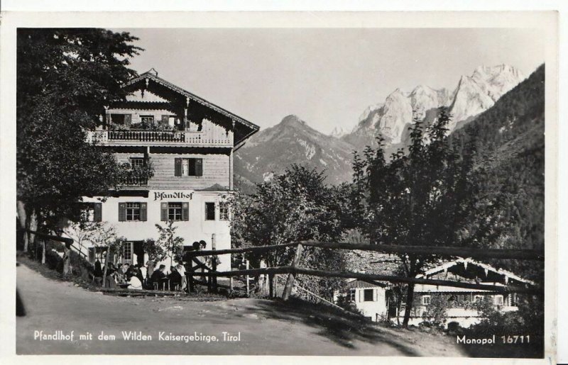 Austria Postcard - Pfandlhof Mit Dem Wilden Kaisergebirge, Tirol  A6418 