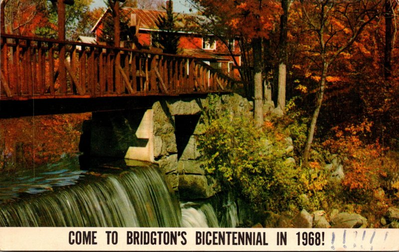 Maine Bridgton Power Site Of Sawmill On Stevens' Brook 1968