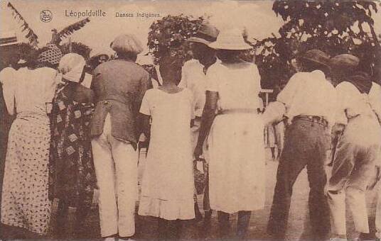 Belgian Congo Leopoldville Danses inigenes