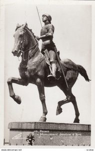 RP: REIMS , France , 1930s ; Le Monument Jeanne d'Arc