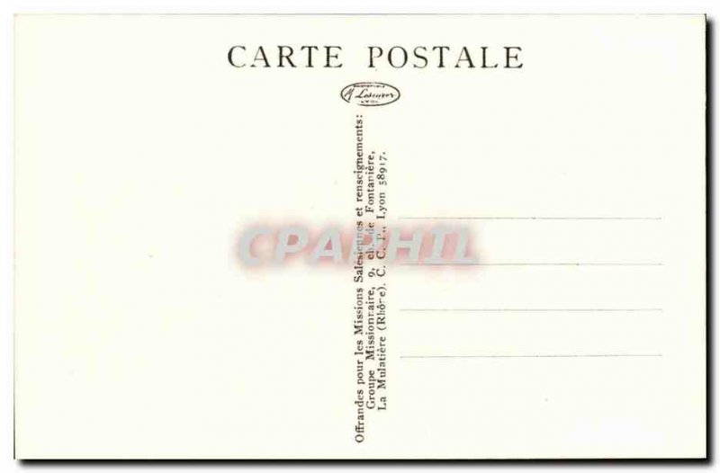 Salesian Missions -Carte Postale Ancienne At lisiere L & # 39immense drill Ec...