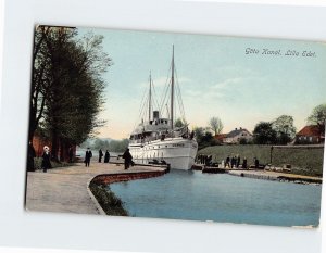 Postcard Göta Kanal, Lilla Edet, Sweden 