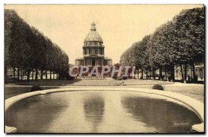 Old Postcard Paris The dome of the Invalides