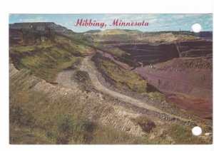 Hull Rust Mine, Hibbing, Minnesota, Vintage 1963 Chrome Postcard