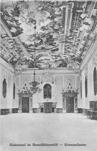 B7790 Austria OO Kremsmunster Kaisersaal im Benediktinerstift