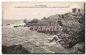 Old Postcard Penmarch Saint Guenole From The Rocks Or Fruent removed the 5 vi...