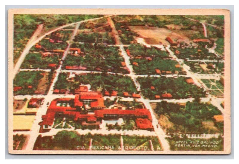 Hotel Ruiz Galindo Fortín de las Flores Veracruz Mexico UNP WB Postcard Y17