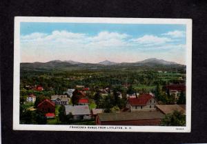 NH Franconia Notch from Littleton New Hampshire Postcard