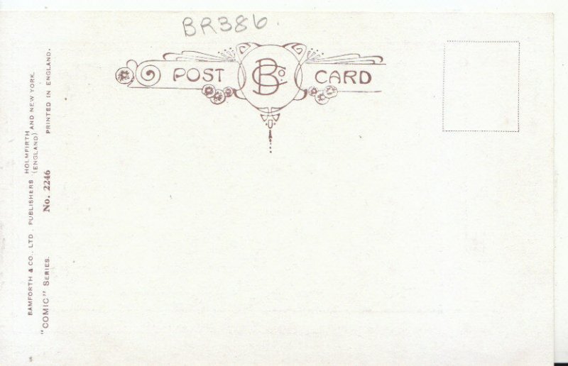 Comic Postcard - Tree / Acorn / Lazy / Vagrant - Ref 5112A