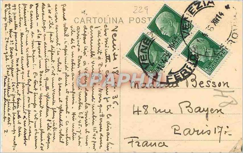 Old Postcard Madonna Vencrine