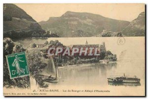 Old Postcard Aix les Bains and Lake Bourget Hautecombe Abbey