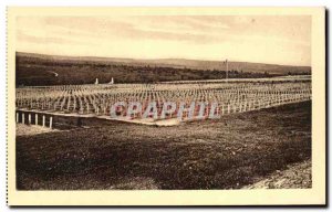 Old Postcard Cemetery Douaumont National Army